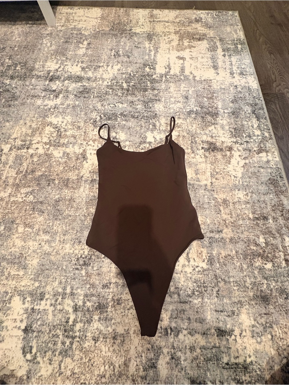 Babaton Brown Sleek One-Piece Bodysuit